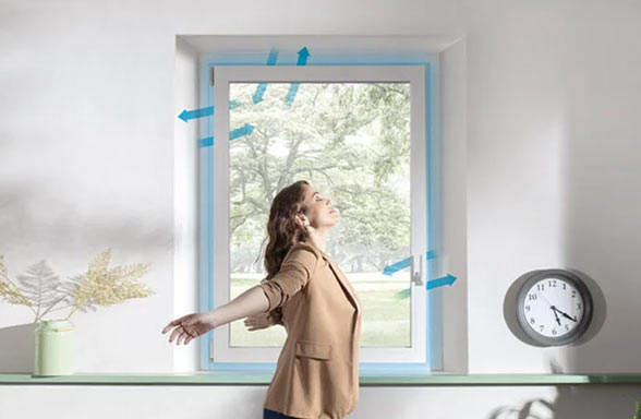 Windows with an effective ventilation system