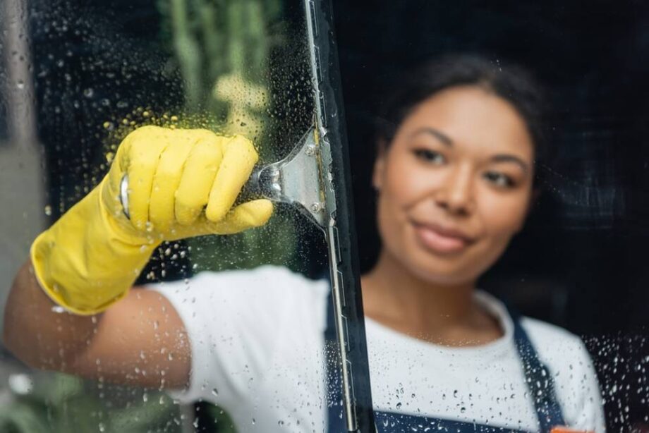 cleaning windows