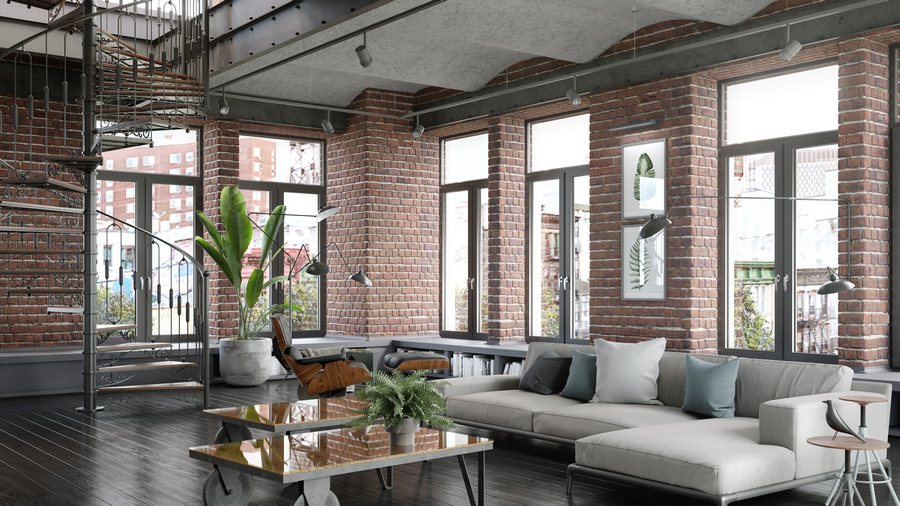 industrial style Oknoplast