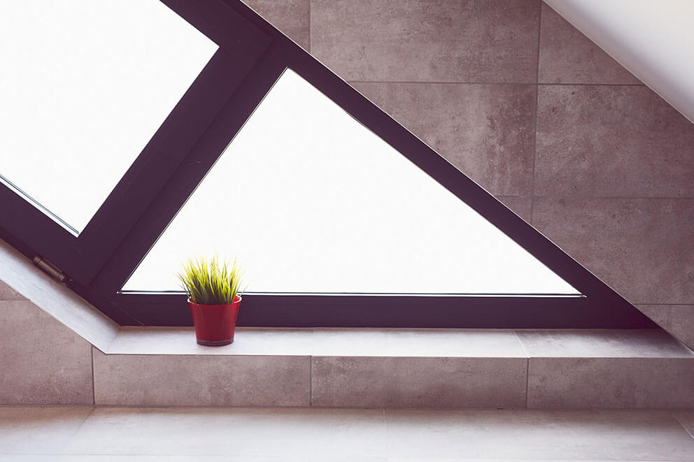 Triangle aluminum windows - Oknoplast